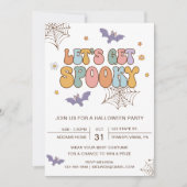 Lasst uns eine Spooky-Halloween-Party-Einladung be Einladung (Vorderseite)
