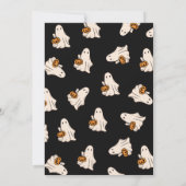 Lasst uns eine Spooky-Halloween-Party-Einladung be Einladung (Rückseite)