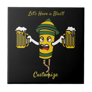 Lasst uns eine stürmische Thunder-Cove haben Fliese