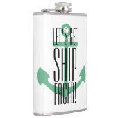 Lasst uns einen angeschlagenen Kolben bekommen, ei Flachmann (Rechts)