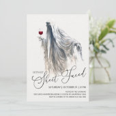 Lasst uns einen Blick auf das Blatt werfen, Geiste Einladung (Stehend Vorderseite)