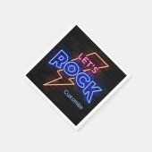 Lasst uns einen Blitzschlag schlagen Serviette (Ecke)