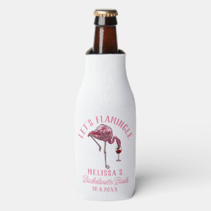 Lasst uns einen Flamingo-Junggesellinnenabschied f Flaschenkühler