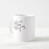 Lasst uns einen lustigen Weihnachts-Pun Classic be Kaffeetasse (Vorderseite Links)