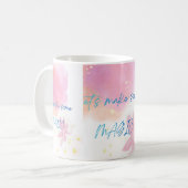 Lasst uns einen magischen Becher machen – Süße fun Kaffeetasse (Vorderseite Links)
