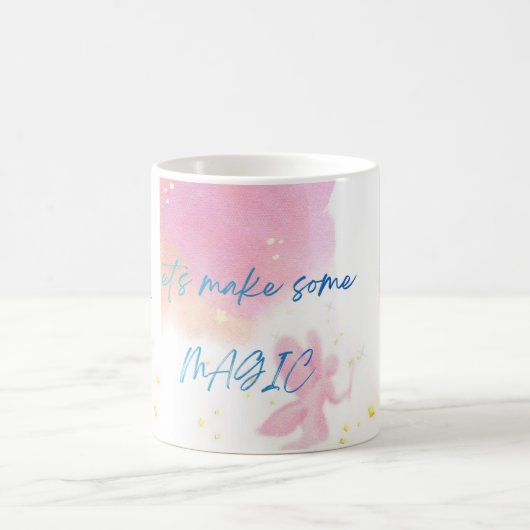 Lasst uns einen magischen Becher machen – Süße fun Kaffeetasse (Mittel)