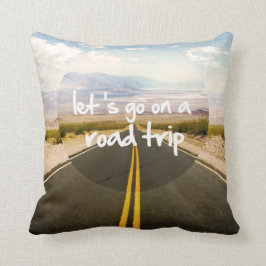 Lasst uns einen Road Trip machen Kissen