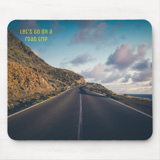 Lasst uns einen Road Trip machen Mousepad (Vorne)