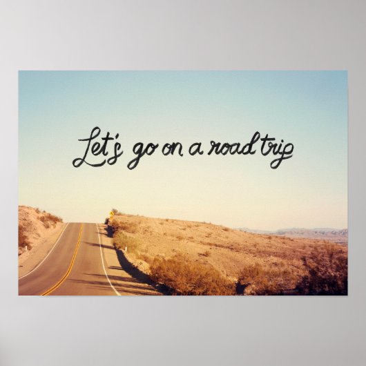 Lasst uns einen Road Trip machen | Poster (Vorne)