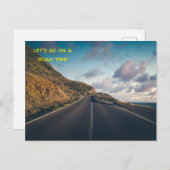 Lasst uns einen Road Trip machen Postkarte (Vorne/Hinten)