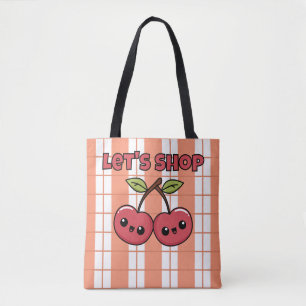 Lasst uns einkaufen, Kirschen, Tartan Tasche
