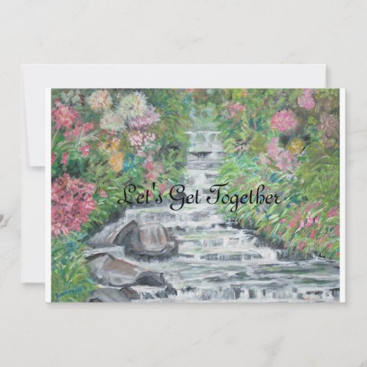 Lasst uns einladen - der verzauberte Gard Einladung (Vorderseite)