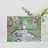 Lasst uns einladen - der verzauberte Gard Einladung (Stehend Vorderseite)