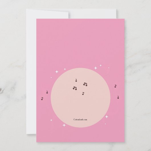 Lasst uns Einladung tanzen (Rückseite)