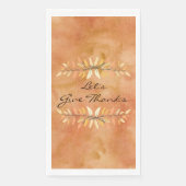 Lasst uns Erntedank danken, der im Herbst Leaf-Gre Serviette (Vorderseite)