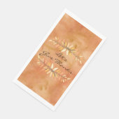 Lasst uns Erntedank danken, der im Herbst Leaf-Gre Serviette (Ecke)