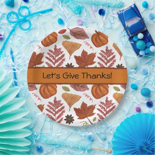 Lasst uns Erntedank danken Pappteller (Party)