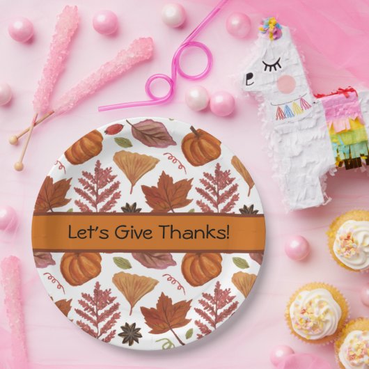 Lasst uns Erntedank danken Pappteller (Party)