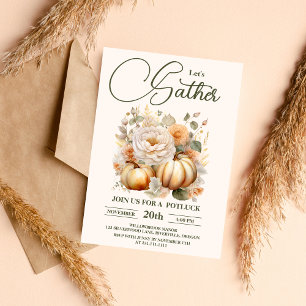 Lasst uns Erntedank-Dinner-Feiertag vereinbaren Einladung