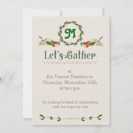 Lasst uns Erntedank einladen Einladung