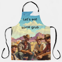 Lasst uns essen schürze