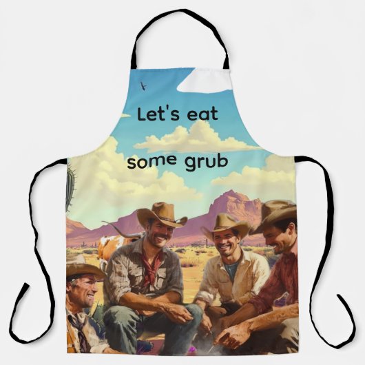 Lasst uns essen schürze (Vorderseite)