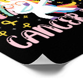 Lasst uns etwas Krebs Hintern Krebs im Kindesalter Poster (Ecke)