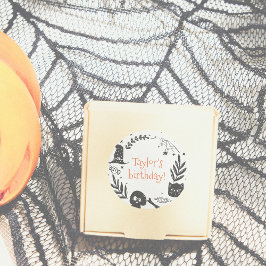 Lasst uns euch die Freundlichkeit der Geburtstagsp Runder Aufkleber