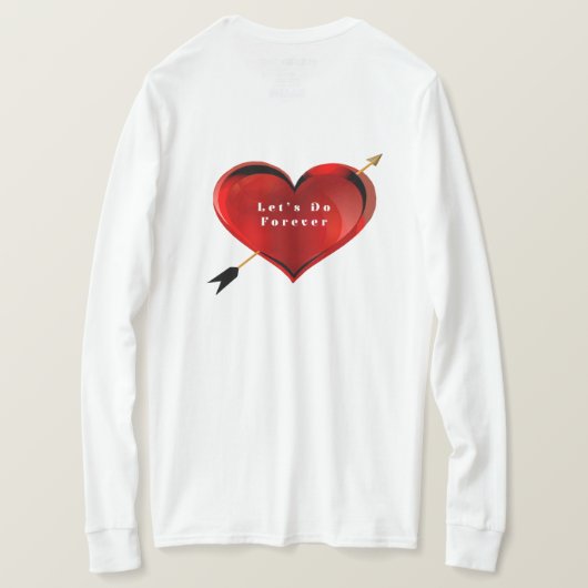 Lasst uns ewig Shirt machen (Design Rückseite)