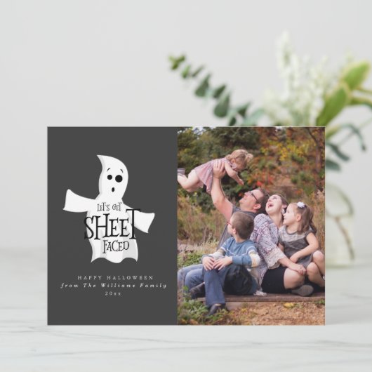 Lasst uns Faced machen Karte (Stehend Vorderseite)