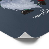 Lasst uns feierliche und spielerische Weihnachten Poster (Ecke)