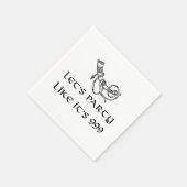 Lasst uns feiern, als wäre es 999 serviette (Ecke)