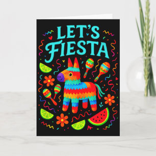 Lasst uns feiern - cinco de mayo mexikanische Part Karte