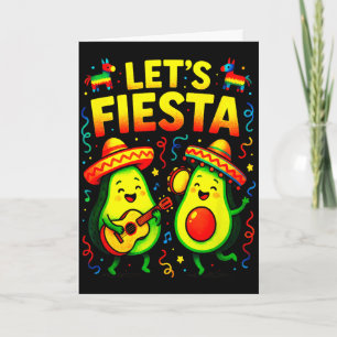 Lasst uns feiern - Cinco de Mayo mexikanischer Tan Karte