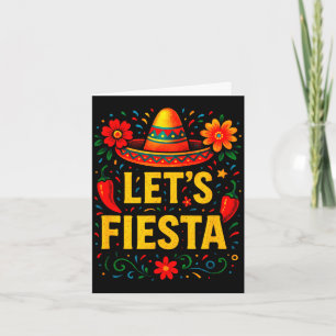 Lasst uns feiern - Cinco de Mayo Party-Spaß Karte