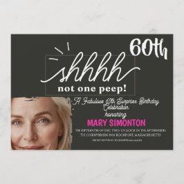 Lasst uns feiern! Eine fantastische 60er-Überrasch Einladung