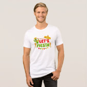 Lasst uns feiern Tri-Blend shirt (Vorderseite voll)