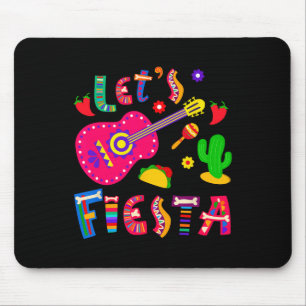 Lasst uns Fiesta 5 Cinco De Mayo für Frauen Männer Mousepad
