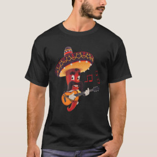 Lasst uns Fiesta 5 De Mayo Viva Mexico Pfeffergita T-Shirt