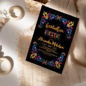 Lasst uns Fiesta Abschluss mexikanisches Party Einladung