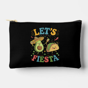 Lasst uns Fiesta Avocado und Tacos Cinco de Mayo Zubehörtasche