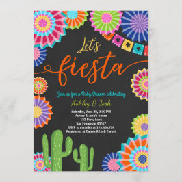 Lasst uns Fiesta Baby Dusche Einladung Mexican Cac