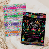 Lasst uns Fiesta bis wir Siesta mexikanische Gebur Einladung