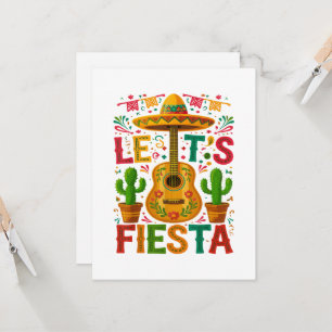 Lasst uns Fiesta Cinco De Mayo feiern Einladung