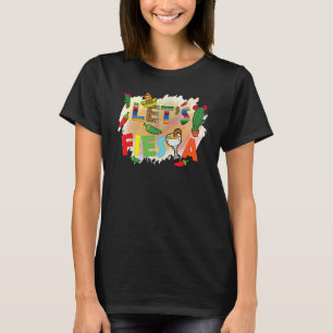 Lasst uns Fiesta Cinco De Mayo lateinisches mexika T-Shirt