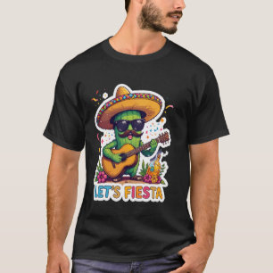 Lasst uns Fiesta Cinco De Mayo Lustiger Mexikanisc T-Shirt