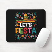 Lasst uns Fiesta Cinco De Mayo Mexikanische Themen Mousepad (Mit Mouse)