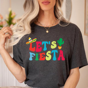 Lasst uns Fiesta, Cinco De Mayo   Mexikanisches Fi T-Shirt