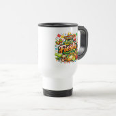 Lasst uns Fiesta Cinco De Mayo Tasse – Buntes Mexi (VorderseiteRechts)