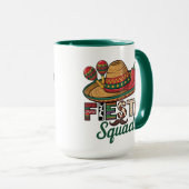 Lasst uns Fiesta Cinco De Mayo Tasse – Buntes Mexi (VorderseiteRechts)
